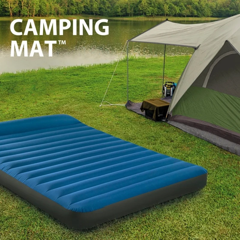Intex Colchón Hinchable Doble Camping Mattress TPU 137x191cm