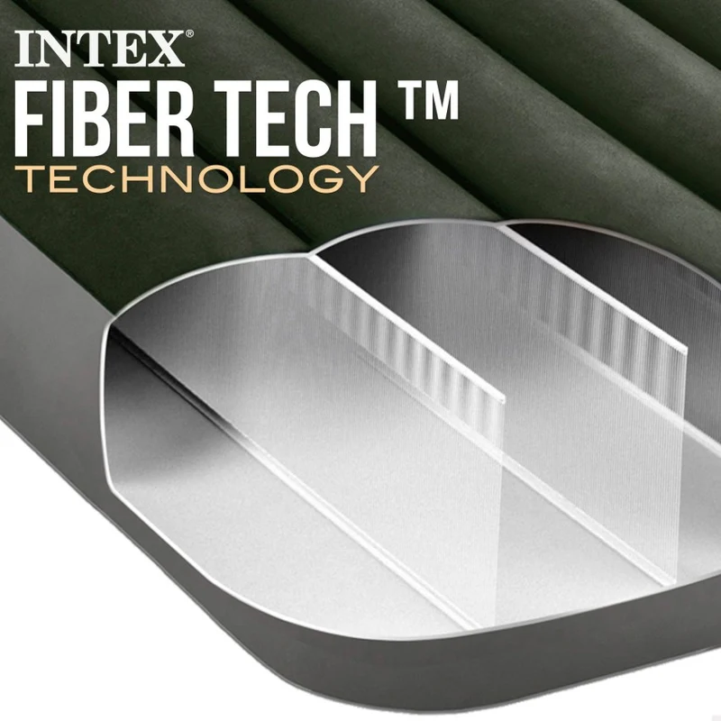 Intex Dura-Beam Standard Downy Colchón Hinchable Individual 99x191cm