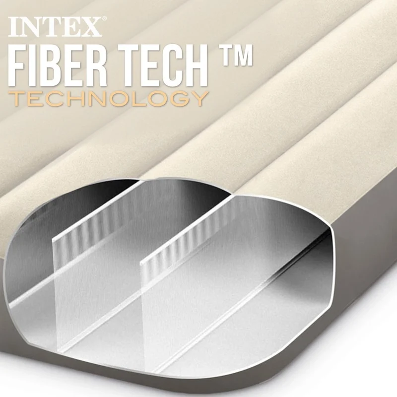 Intex Dura-Beam Standard Colchón Hinchable 137x191x25 cm
