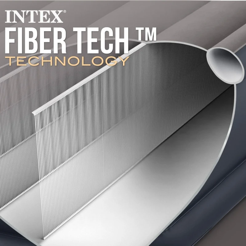 Intex Dura-Beam Plus Deluxe Pillow Rest Colchón Hinchable Queen 152x203x42cm
