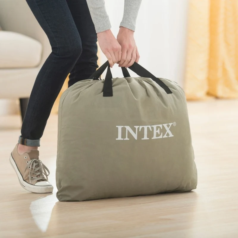 Intex Dura-Beam Deluxe Comfort-Plush Colchón Hinchable Queen 152x203x46 cm