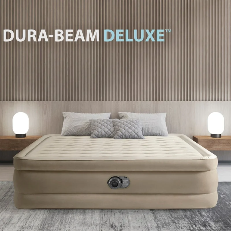 Intex Dura-Beam Deluxe Ultra Plush Colchón Hinchable Queen 152x203cm