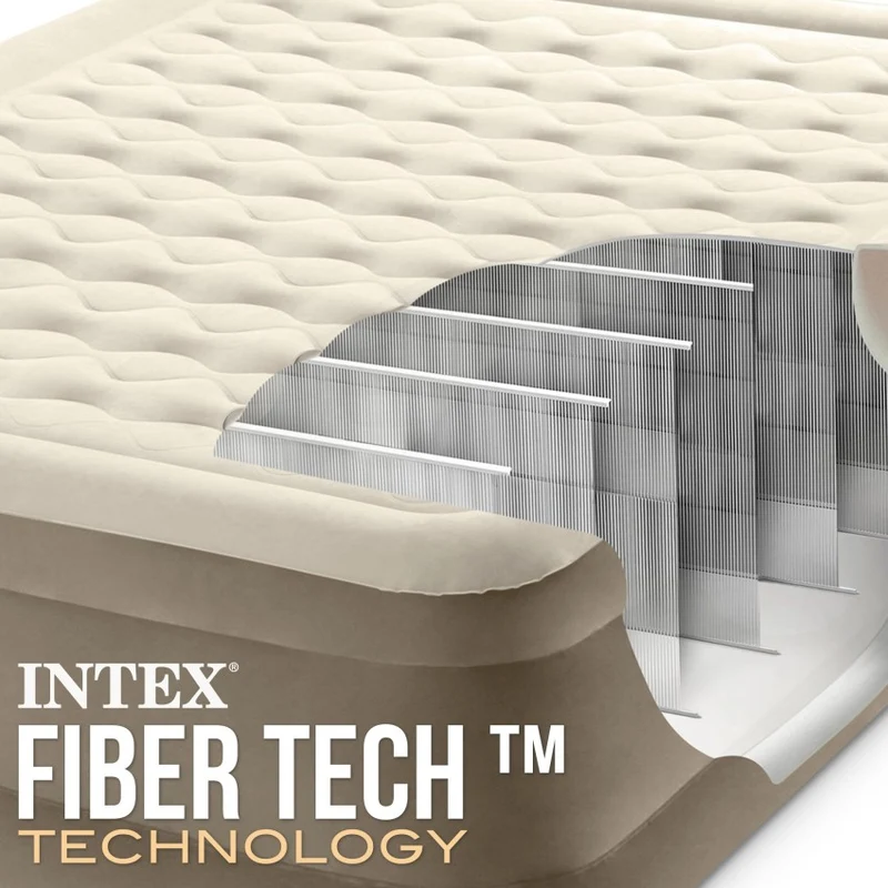 Intex Dura-Beam Deluxe Ultra Plush Colchón Hinchable Queen 152x203cm