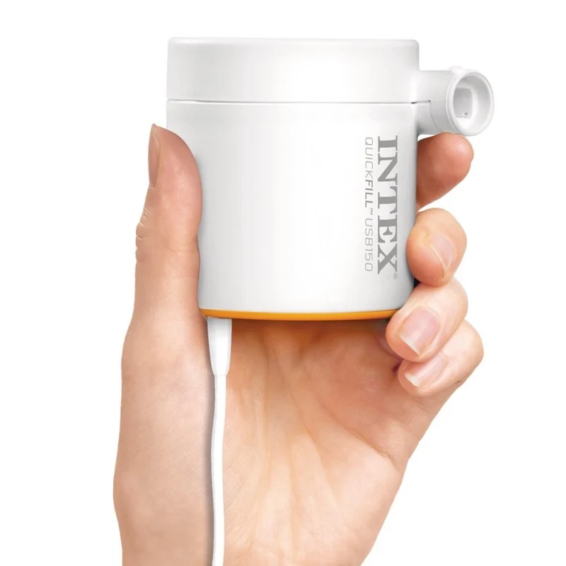 Intex QuickFill USB 150 Mini Inflador Eléctrico Portátil Para Colchonetas