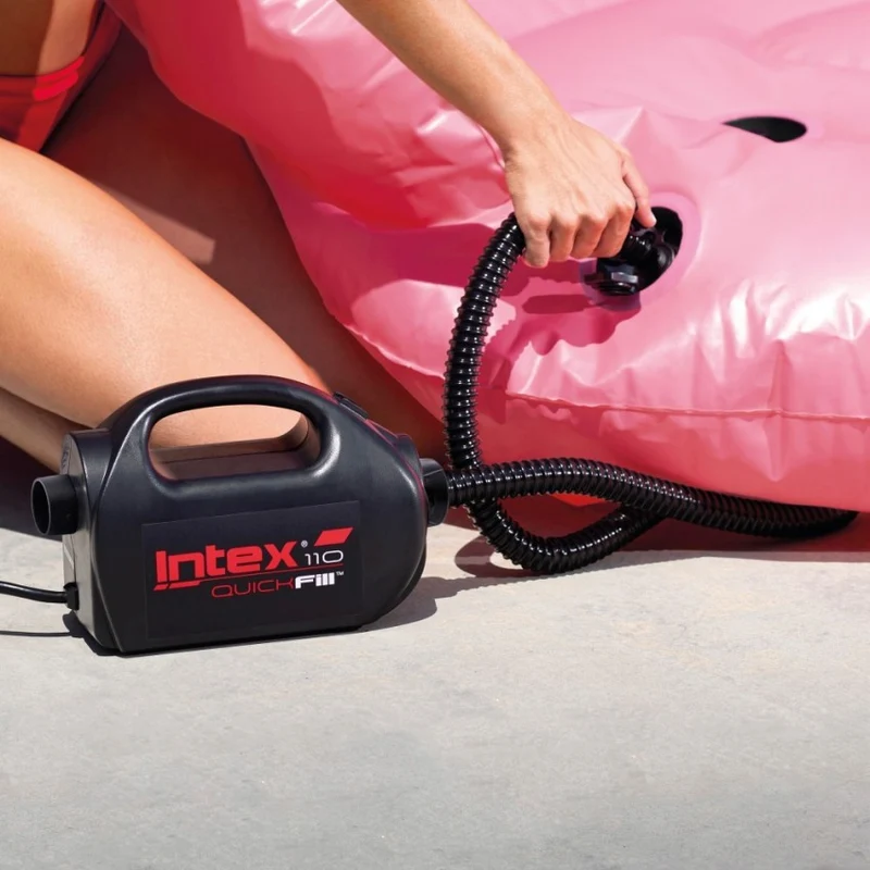 Intex Quick-Fill Bomba de Aire Eléctrica 220V 12V 400L/min