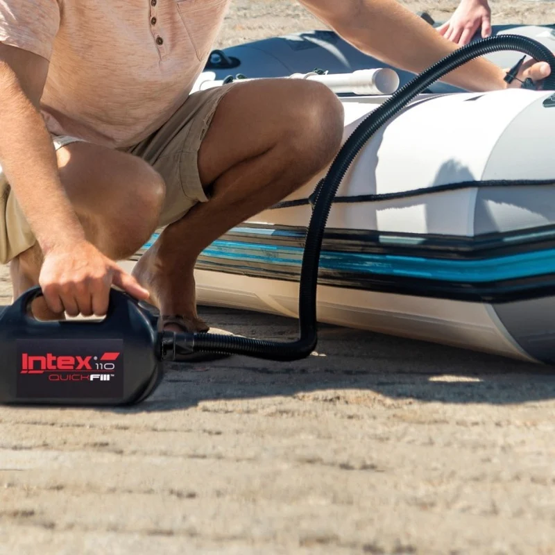 Intex Quick-Fill Bomba de Aire Eléctrica 220V 12V 400L/min