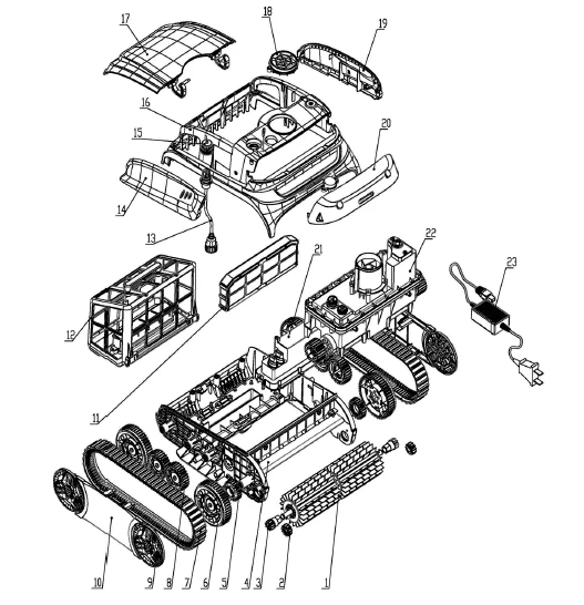 Robot Aspirador E-TRON i30NG by WYBOT - Recambios