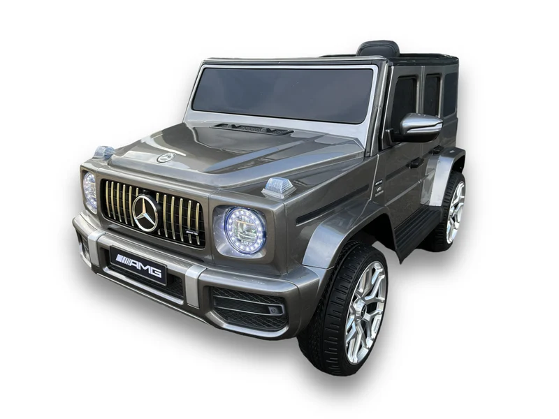 Mercedes G63, 12 Volt Kinder Accu Auto, Rubberen Banden, Leder Zitje En Meer!