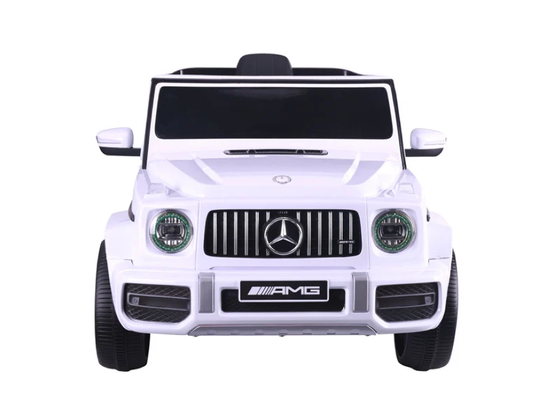 Mercedes G63, Kinderauto Met Lithium Accu, Rubberen Banden, Leder Zitje