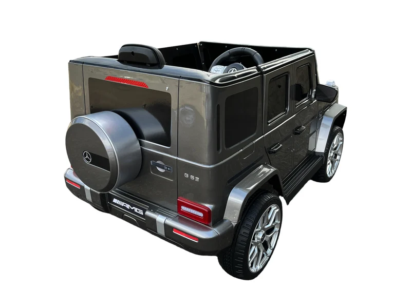 Mercedes G63, Kinderauto Met Lithium Accu, Rubberen Banden, Leder Zitje