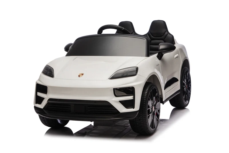 Porsche Macan Turbo, Elektrische Kinderauto Met Een Lithium Accu, Muziek Module, Rubberen Banden En Meer.