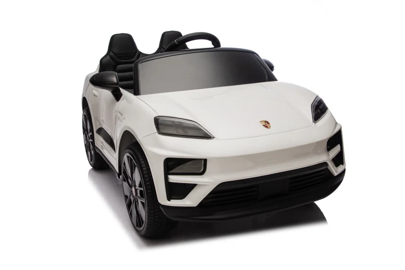 Porsche Macan Turbo, Elektrische Kinderauto Met Een Lithium Accu, Muziek Module, Rubberen Banden En Meer.