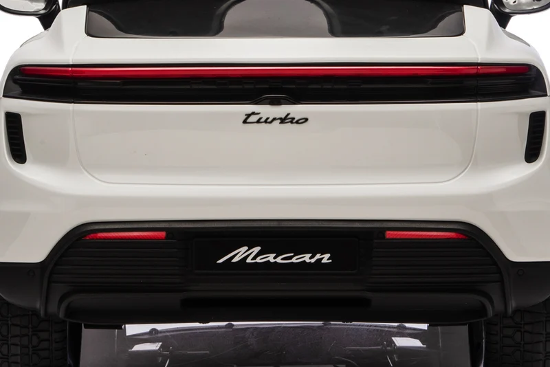 Porsche Macan Turbo, Elektrische Kinderauto Met Een Lithium Accu, Muziek Module, Rubberen Banden En Meer.