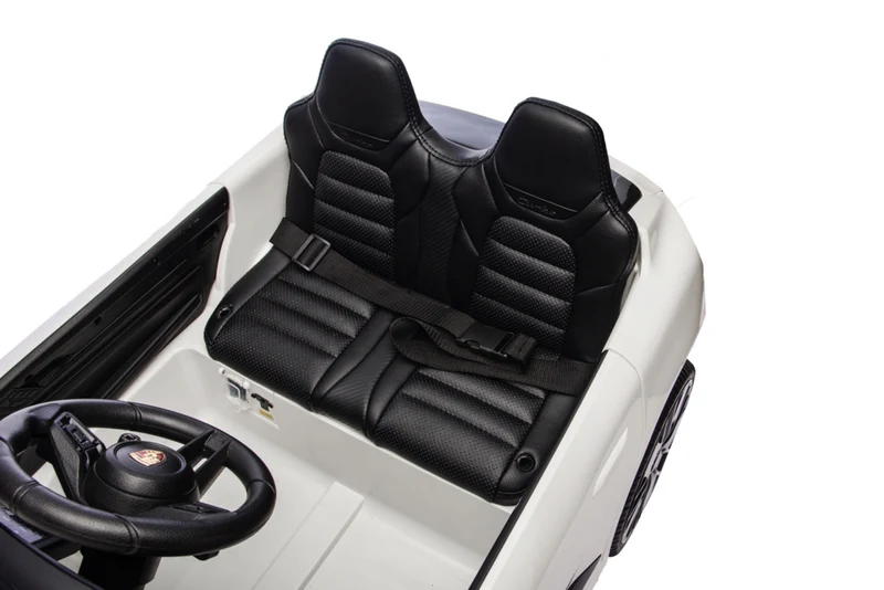 Porsche Macan Turbo, Elektrische Kinderauto Met Een Lithium Accu, Muziek Module, Rubberen Banden En Meer.