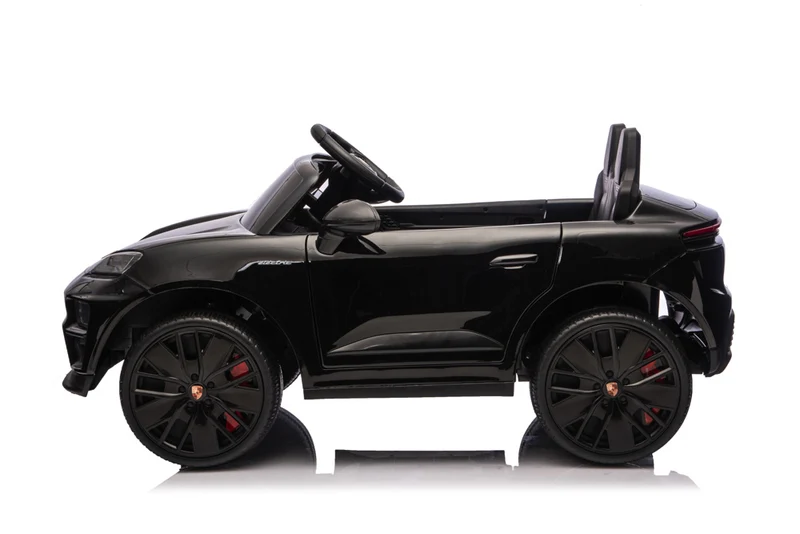 Porsche Macan Turbo, Elektrische Kinderauto Met Een Lithium Accu, Muziek Module, Rubberen Banden En Meer.