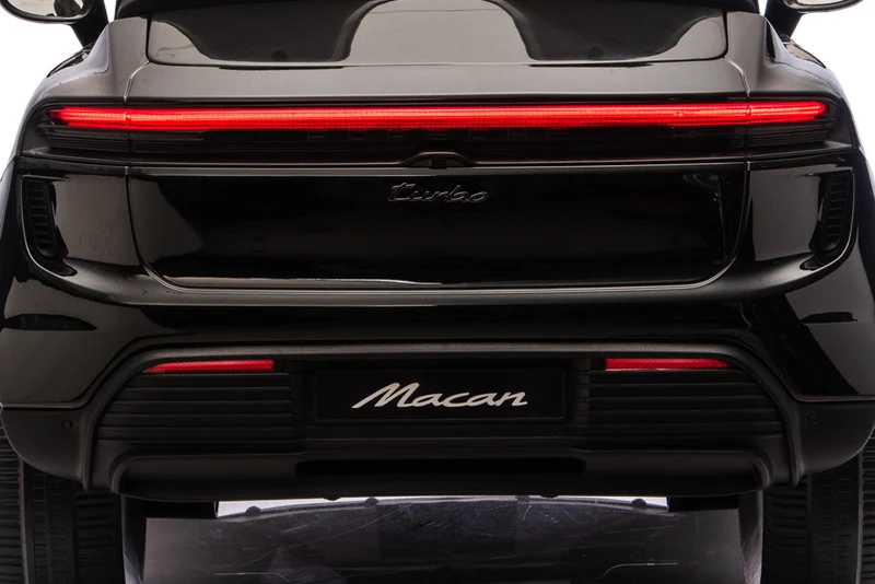 Porsche Macan Turbo, Elektrische Kinderauto Met Een Lithium Accu, Muziek Module, Rubberen Banden En Meer.