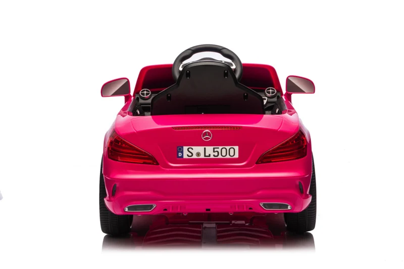 Mercedes Sl500, 12 Volt Elektrische Kinderauto Met Een Lithium Accu, Rubberen Banden, Leder Zitje En Meer!