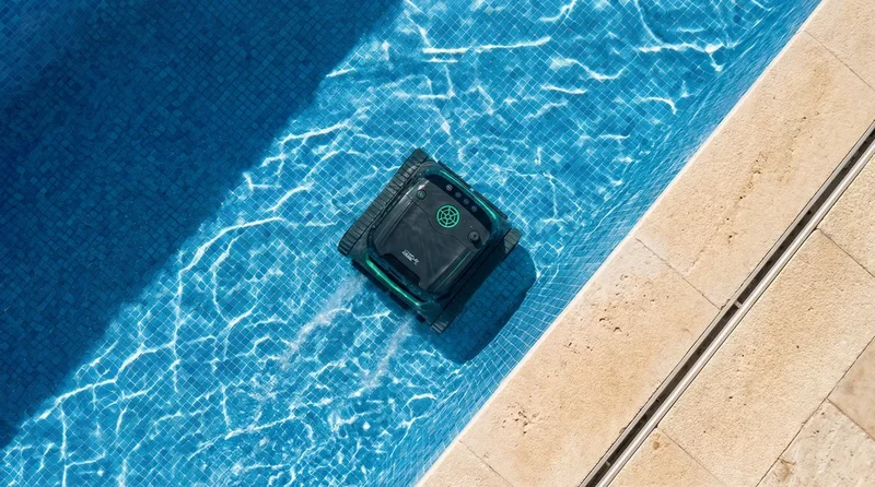 WYBOT S2 Solar draadloze zwembadrobot met zonnelaadstation
