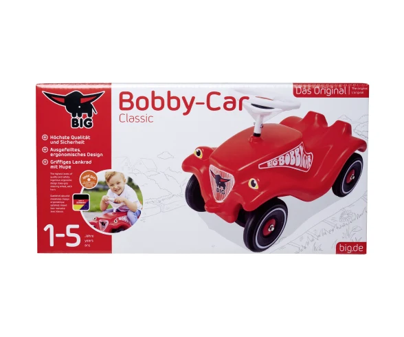 BIG-Bobby-Car-Classic – Rode Loopauto met Toeter