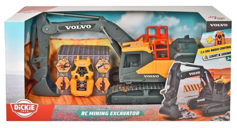 Volvo RC Graafmachine op Wielen – Dickie Toys – 60 cm