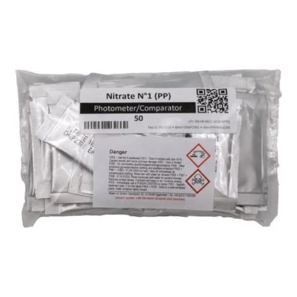50 sachets de poudre Nitrate N°1 Photomètre - PoolLab 2.0