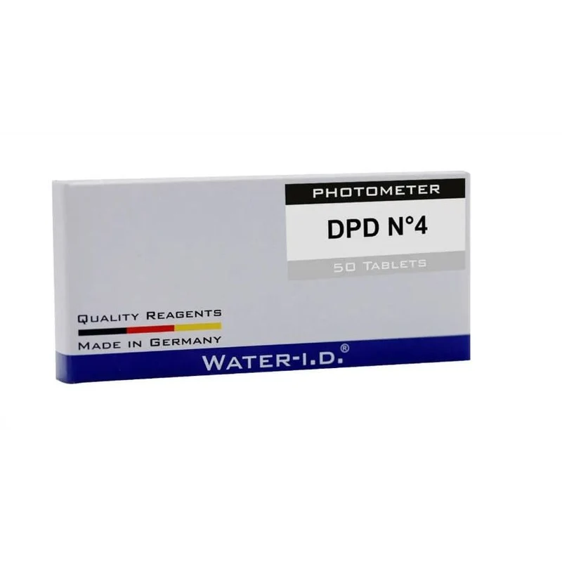 50 comprimés Photomètre DPD N°4 (chlore total disponible) - PoolLab 2.0