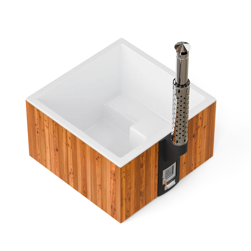 Houtgestookte Hottub Hilda – 4 Personen