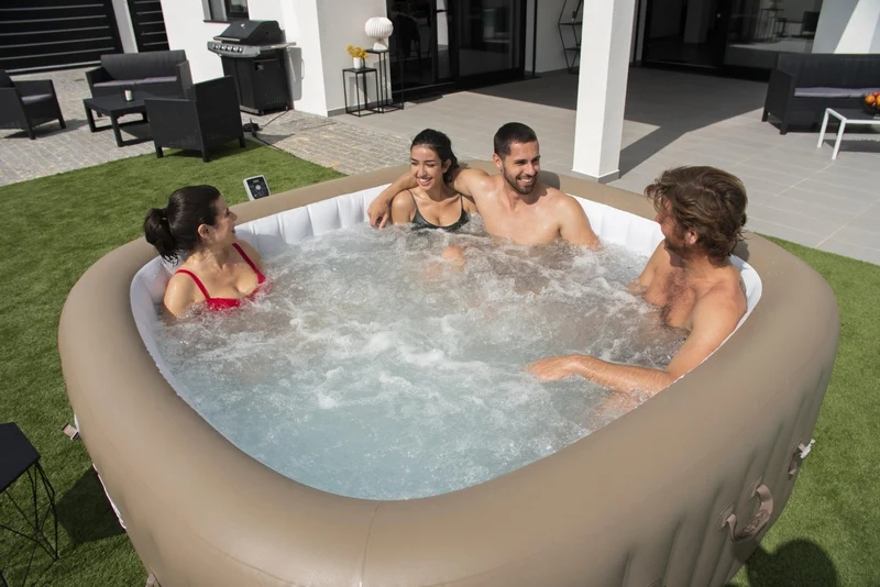 Lay-Z Spa Palma EnergySense Smart Hydrojet Pro opblaasbare spa - 7 persoons