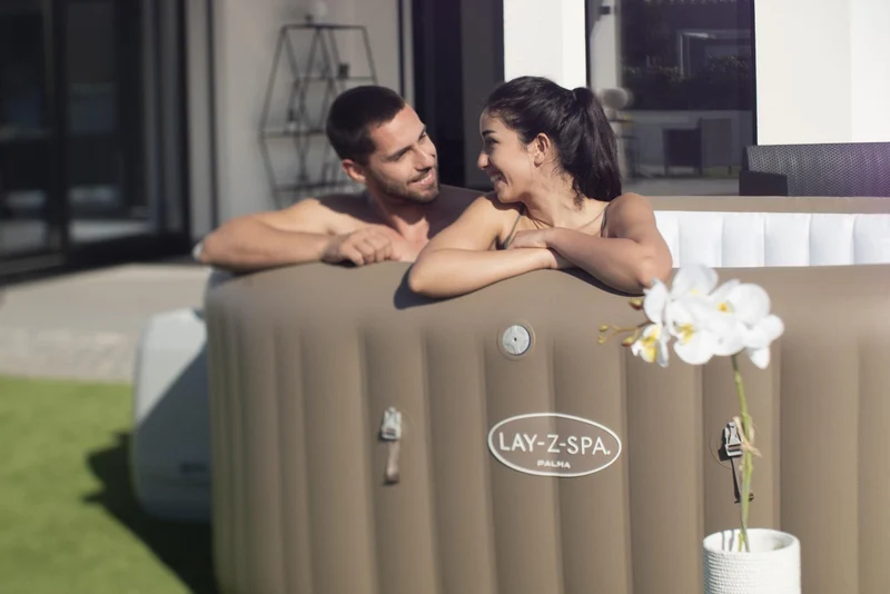 Lay-Z Spa Palma EnergySense Smart Hydrojet Pro opblaasbare spa - 7 persoons