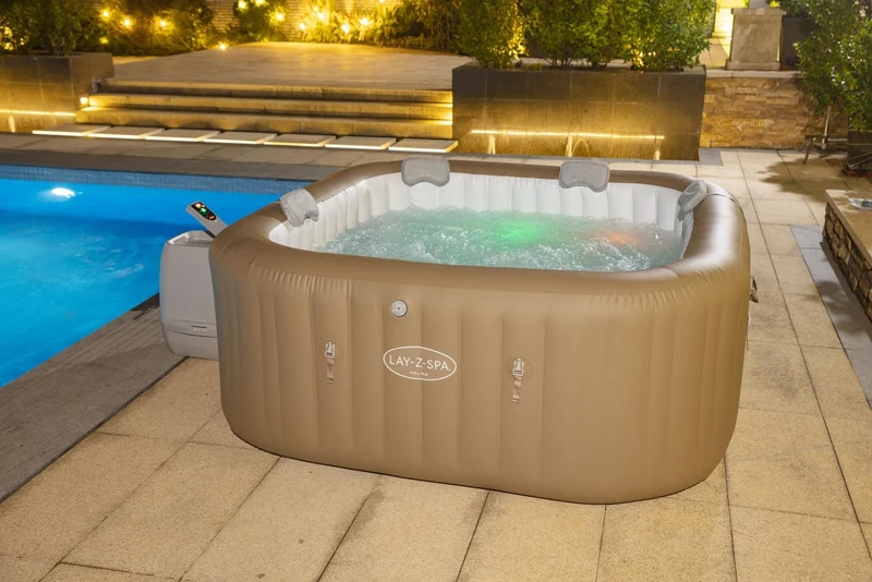 Lay-Z Spa Palma EnergySense Smart Hydrojet Pro opblaasbare spa - 7 persoons
