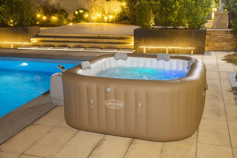 Lay-Z Spa Palma EnergySense Smart Hydrojet Pro opblaasbare spa - 7 persoons
