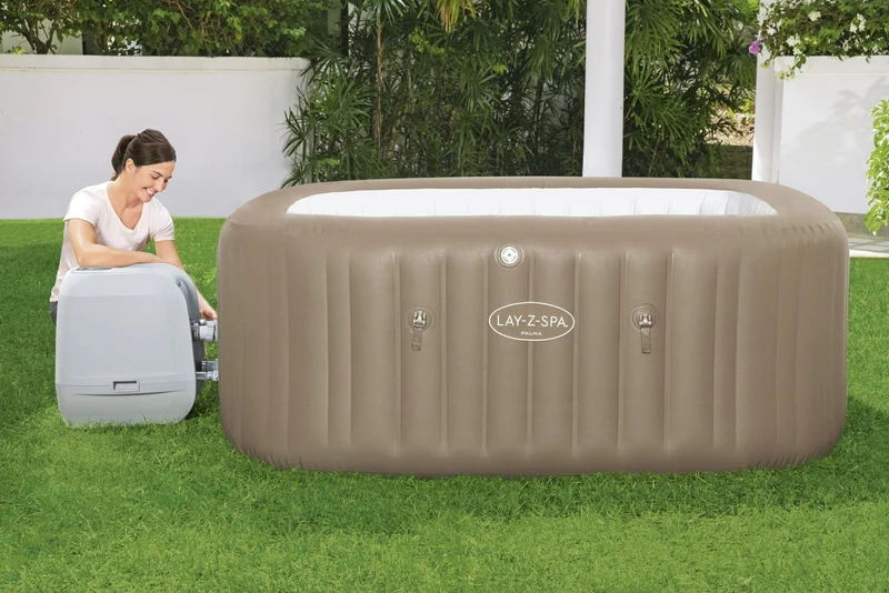 Lay-Z Spa Palma EnergySense Smart Hydrojet Pro opblaasbare spa - 7 persoons
