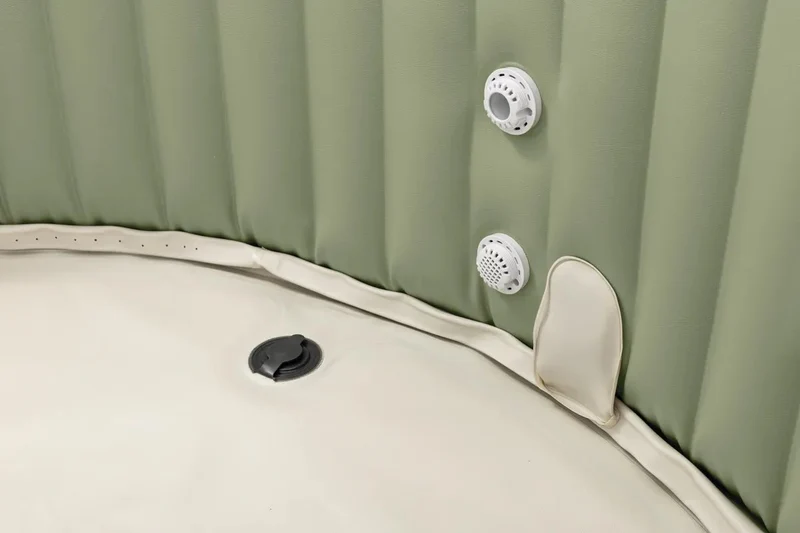 Intex Pure Spa Bubble Massage Olive Green – 4‑persoons