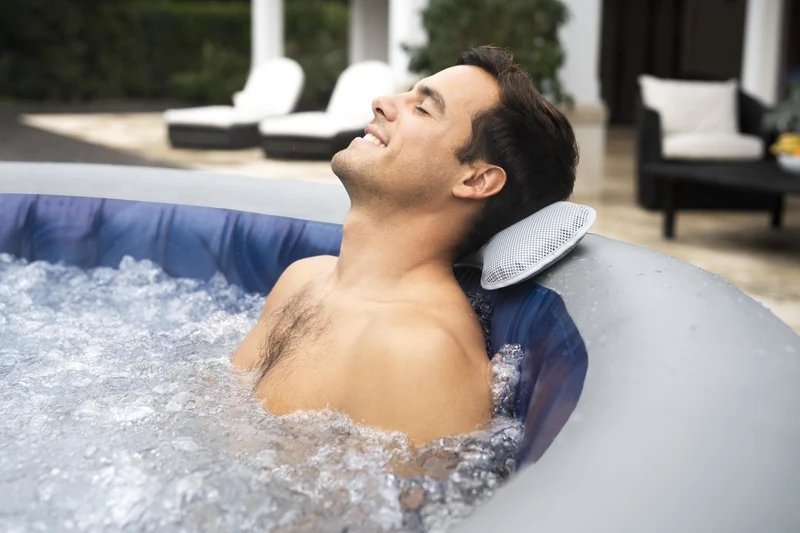 Lay-Z Spa Santorini HydroJet Pro opblaasbare spa - 7 persoons