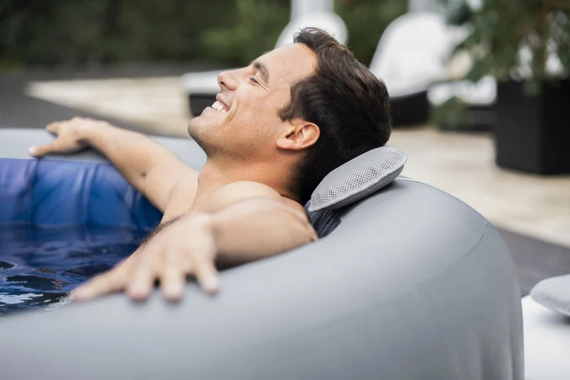 Lay-Z Spa Santorini HydroJet Pro opblaasbare spa - 7 persoons