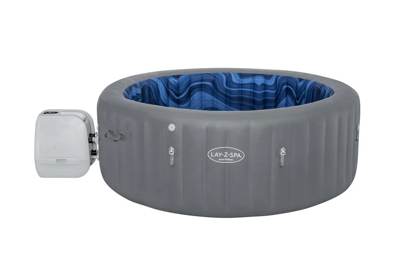 Lay-Z Spa Santorini HydroJet Pro opblaasbare spa - 7 persoons