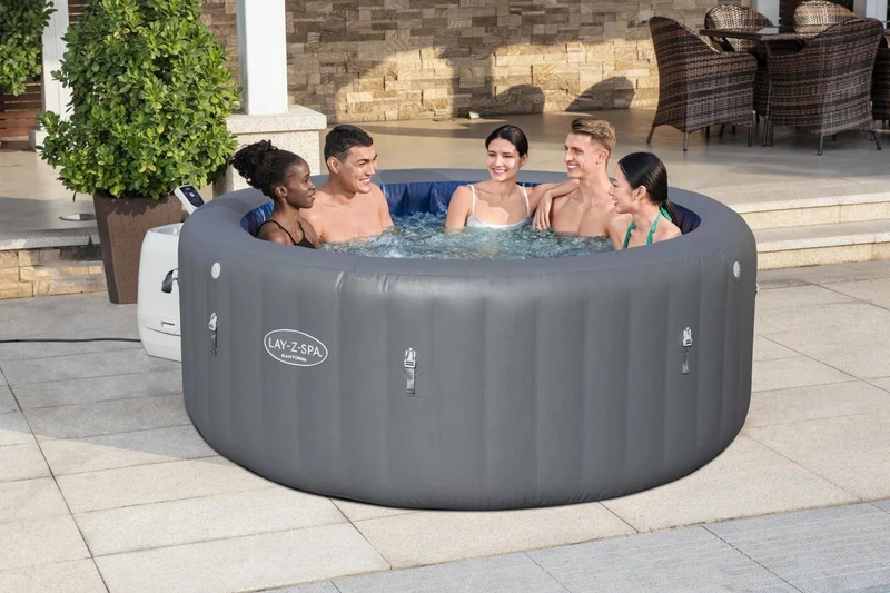 Lay-Z Spa Santorini HydroJet Pro opblaasbare spa - 7 persoons
