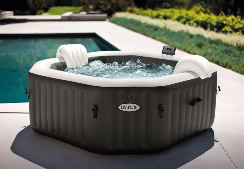 Intex Pure Spa Jet & Bubble Deluxe opblaasbare spa - 4 persoons