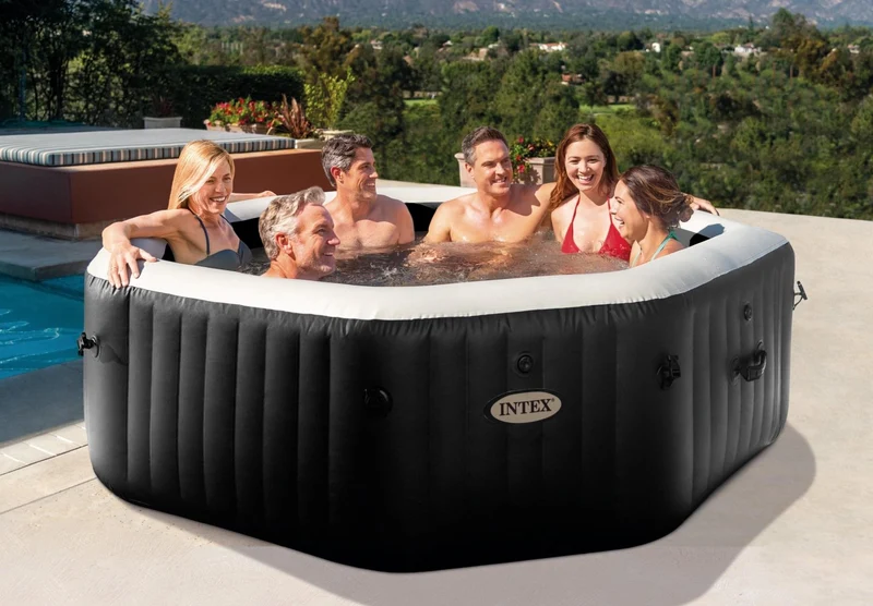 Intex Pure Spa Jet & Bubble Deluxe opblaasbare spa - 6 persoons