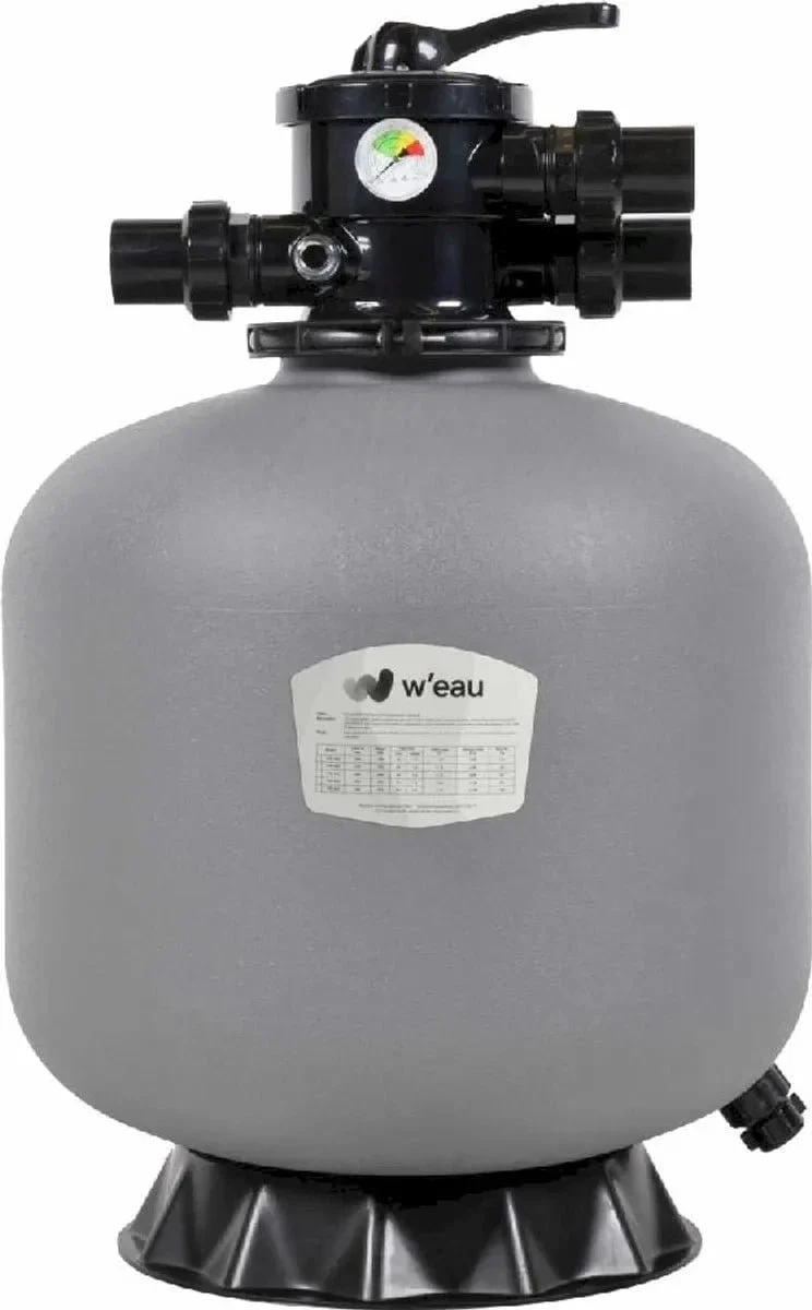 W'eau HDPE-500 top mount zandfilter 12m³