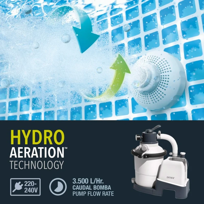 Intex Krystal Clear SX925 Depuradora de Arena 3500 l/h