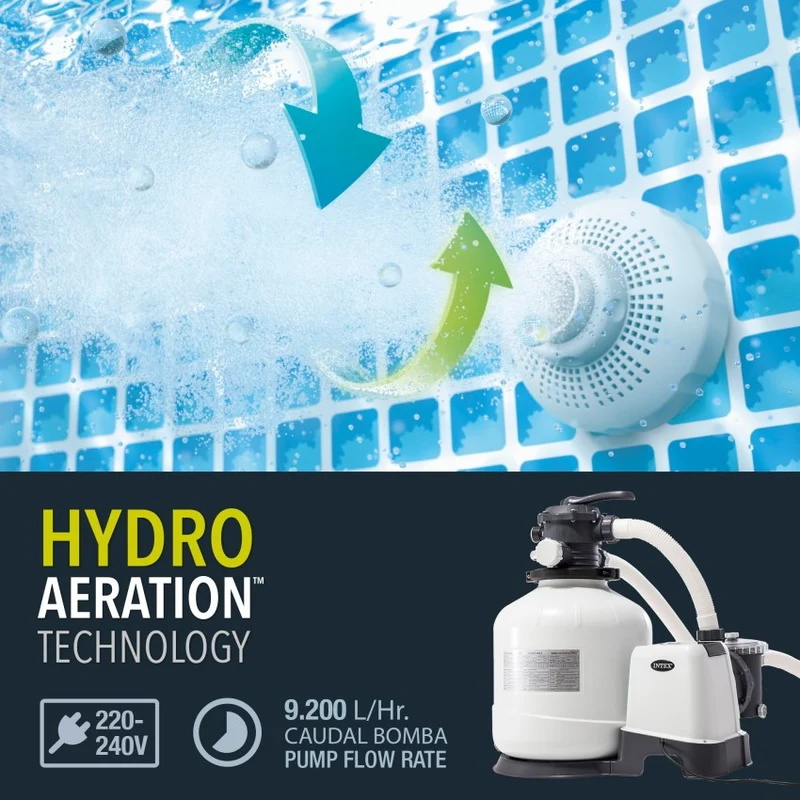 Intex Krystal Clear Depuradora Arena 12000 L/h SX3200