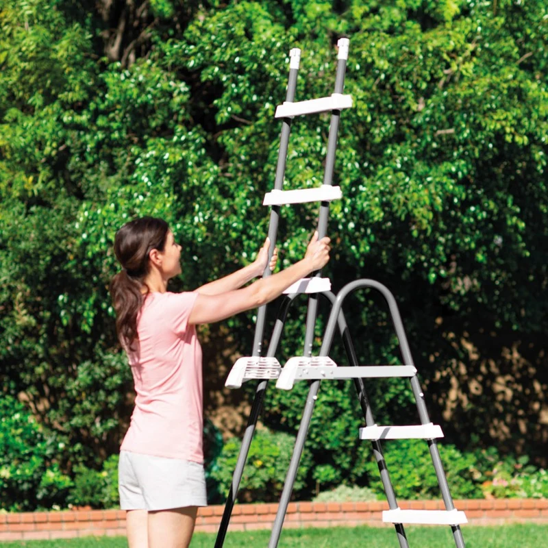Intex Escalera de Seguridad para Piscinas Desmontables 91-107 cm