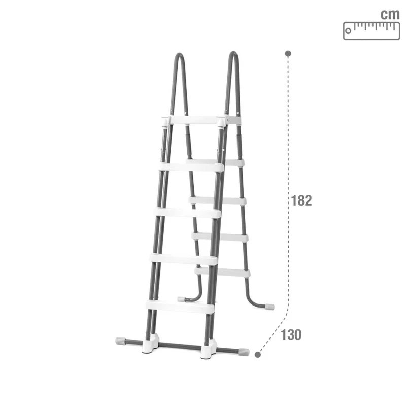 Escalera Intex para Piscinas Elevadas de hasta 132 cm