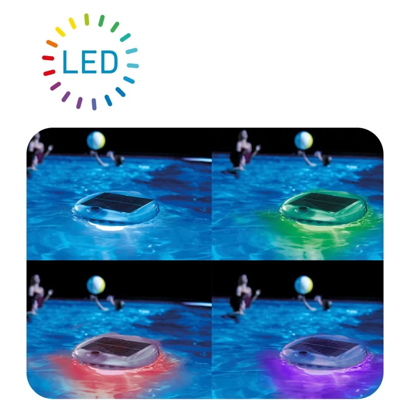 Intex Luz LED Flotante para Piscinas con Carga Solar