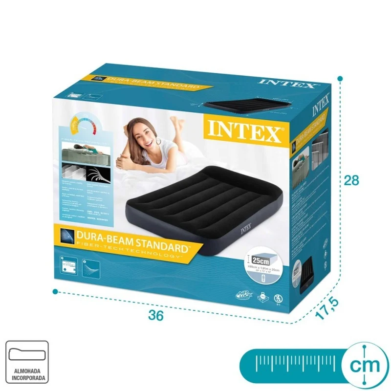 Intex Pillow Rest Classic Colchón Hinchable Individual 99x191cm