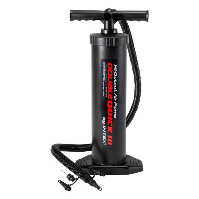 Intex Double Quick III Hinchador Manual Doble Acción 48cm
