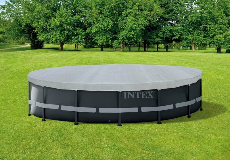 Intex Afdekzeil voor Rond Frame Zwembad 488 cm (Zeilmaat 508 cm)