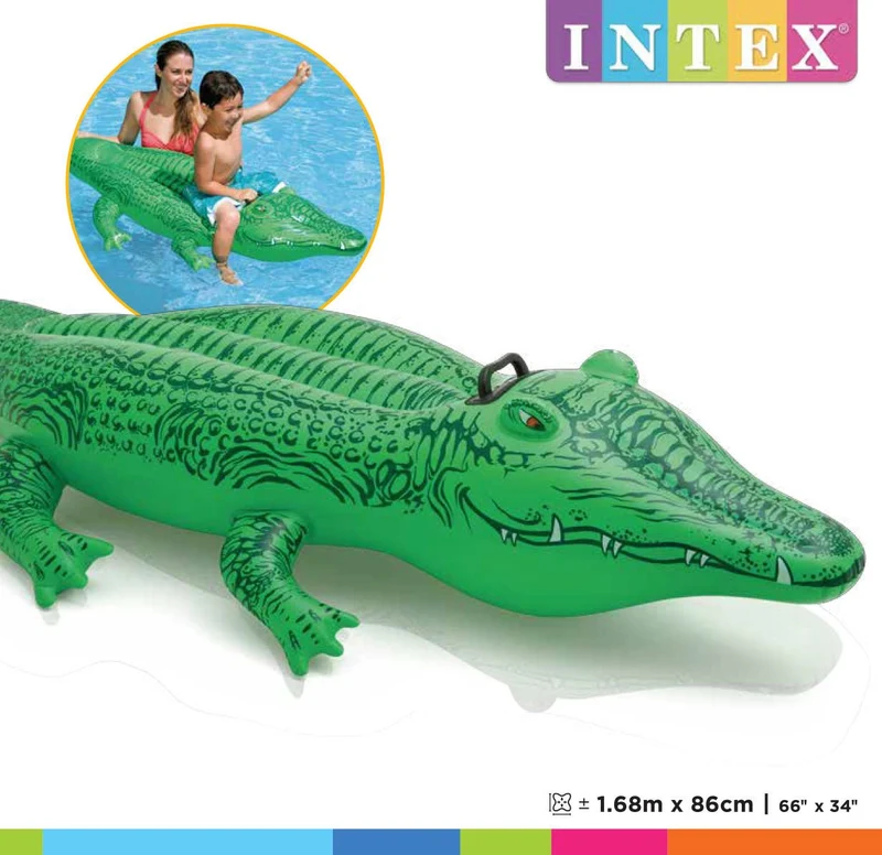 Intex krokodil - 168cm x 86cm