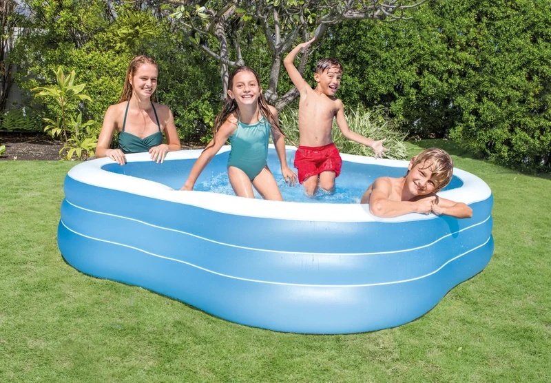 Intex Beach Wave Opblaasbaar Zwembad 229 cm x 229 cm x 56 cm